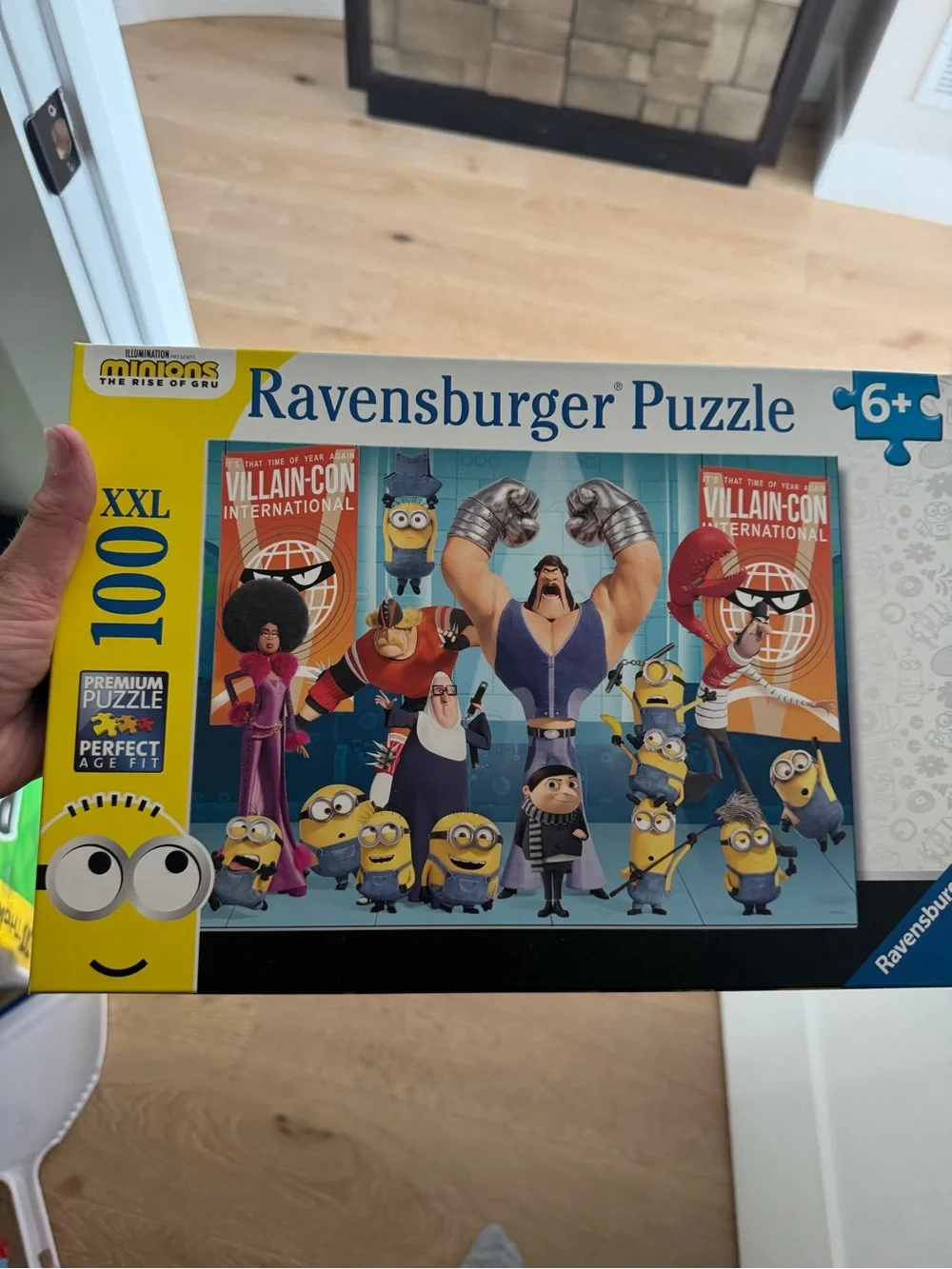 Ravensburger Minions Villain-Con XXL 100-Piece Puzzle - Blue & Yellow
